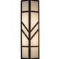 Meyda Lighting Santa Fe 7" 2-Light Antique Copper Wall Sconce With Creme Carrare Idalight Shade Glass