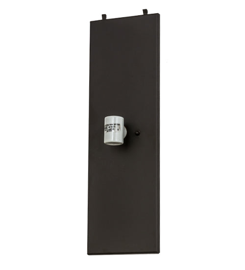 Meyda Lighting Santa Fe 7" 2-Light Oil Rubbed Bronze Wall Sconce With Beige Iridescent Shade Glass