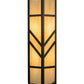 Meyda Lighting Santa Fe 7" 2-Light Oil Rubbed Bronze Wall Sconce With Beige Iridescent Shade Glass