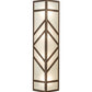 Meyda Lighting Santa Fe 7" 4-Light Rusty Nail Wall Sconce With Frosted Seeded Shade Glass