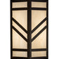 Meyda Lighting Santa Fe 7" Antique Copper Wall Sconce With Creme Carrier Idalight Shade Glass