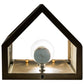 Meyda Lighting Santa Fe 7" Antique Copper Wall Sconce With Creme Carrier Idalight Shade Glass