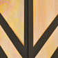 Meyda Lighting Santa Fe 7" W x 22" H Timeless Bronze Wall Sconce With Beige Iridescent Shade Glass
