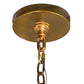 Meyda Lighting Sardinia 43" 12-Light Transparent Gold Chandelier With Clear Crystal Shade