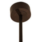 Meyda Lighting Sargent 45" 12-Light Mahogany Bronze Chandelier With Creme Carrare Idalight Shade Glass and Fan