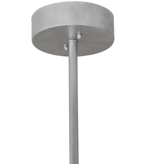 Meyda Lighting Sargent 45" 8-Light Nickel Pendant Light With Creme Carrare Idalight Shade