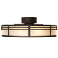 Meyda Lighting Sargent 45" 8-Light Oil Rubbed Bronze Chandelier With Creme Carrare Idalight Shade Glass and Fan