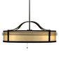 Meyda Lighting Sargent 45" 8-Light Oil Rubbed Bronze Chandelier With Creme Carrare Idalight Shade and Fan