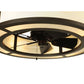 Meyda Lighting Sargent 45" 8-Light Oil Rubbed Bronze Chandelier With Creme Carrare Idalight Shade and Fan