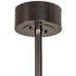Meyda Lighting Sargent 46" 20-Light Bronze Metallic Chandelier With Beige Sahara Taupe Idalight Shade and Fan