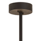 Meyda Lighting Sargent 55" 8-Light Timeless Bronze Pendant Light With Beige Sahara Taupe Idalight Shade Glass