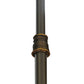 Meyda Lighting Sargent 57" 12-Light Tyler Bronze Pendant Light With White Statuario Idalight Shade Glass
