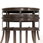 Meyda Lighting Saxony 189538 46" 8-Light Oil Rubbed Bronze Chandelier With White Statuario Idalight Shade Glass