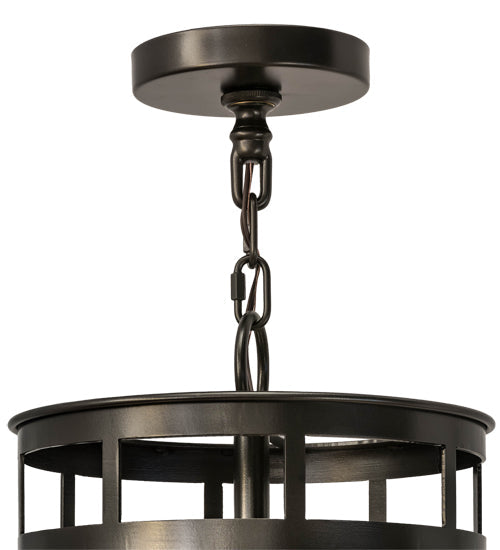 Meyda Lighting Saxony 60" 8-Light Exterior Oil Rubbed Bronze Chandelier With White Statuario Idalight Shade Glass