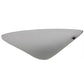 Meyda Lighting Scafo 20" 2-Light Textured Black Wall Sconce With White Statuario Idalight Shade Glass