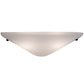 Meyda Lighting Scafo 20" 2-Light Textured Black Wall Sconce With White Statuario Idalight Shade Glass