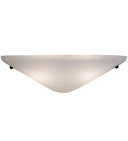 Meyda Lighting Scafo 20" 2-Light Textured Black Wall Sconce With White Statuario Idalight Shade Glass