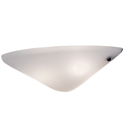 Meyda Lighting Scafo 20" 2-Light Textured Black Wall Sconce With White Statuario Idalight Shade Glass