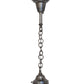 Meyda Lighting Schoolhouse 12" Antique Brass Revival Pendant Light With White Shade Glass