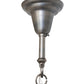 Meyda Lighting Schoolhouse 12" Antique Brass Revival Pendant Light With White Shade Glass