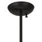 Meyda Lighting Schoolhouse 16" Craftsman Brown Pendant Light With White Opal Shade Glass