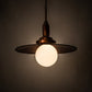 Meyda Lighting Schotel 32" Transparent Copper Over Extreme Chrome Pendant Light With White Shade Glass