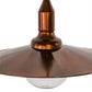 Meyda Lighting Schotel 32" Transparent Copper Pendant Light With Clear Shade Glass