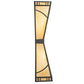 Meyda Lighting Scottsdale 19" 4-Light Timeless Bronze Mission Wall Sconce With Beige Art Shade Glass