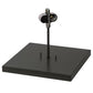 Meyda Lighting Scottsdale 20" 2-Light Timeless Bronze Mission Outdoor Pier Mount Light With Beige Iridescent Shade Glass