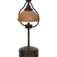 Meyda Lighting Sedgwick 25" Timeless Bronze Table Lamp With Amber Quarts Idalight Shade