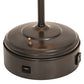 Meyda Lighting Sedgwick 25" Timeless Bronze Table Lamp With Amber Quarts Idalight Shade