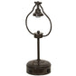 Meyda Lighting Sedgwick 25" Timeless Bronze Table Lamp With Amber Quarts Idalight Shade