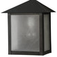 Meyda Lighting Seneca 11" Craftsman Brown Prime Wall Sconce With Frosted Seeded Shade Glass