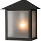 Meyda Lighting Seneca 11" Craftsman Brown Prime Wall Sconce With Frosted Seeded Shade Glass