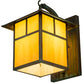 Meyda Lighting Seneca 12" Copper Verdigris Wall Sconce With Amber Tawnyrock Idalight Shade Glass