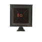 Meyda Lighting Seneca 12" Craftsman Brown Loon Wall Sconce With Amber Mica Shade Glass