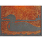 Meyda Lighting Seneca 12" Craftsman Brown Loon Wall Sconce With Amber Mica Shade Glass