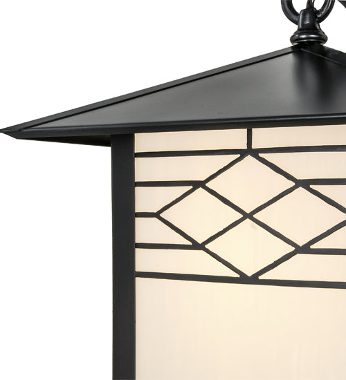 Meyda Lighting Seneca 12" Craftsman Brown Ponte Wall Sconce With White Art Shade Glass