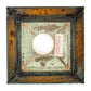 Meyda Lighting Seneca 13" Verdigris Mountain View Pendant Light With Amber Mica Shade Glass