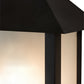 Meyda Lighting Seneca 15" Craftsman Brown Prime Wall Sconce With Clear Frosted Shade Glass