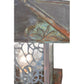 Meyda Lighting Seneca 16" Verdigris Lotus Leaf and Dragonfly Outdoor Lantern Light