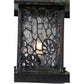 Meyda Lighting Seneca 16" Verdigris Lotus Leaf and Dragonfly Outdoor Lantern Light