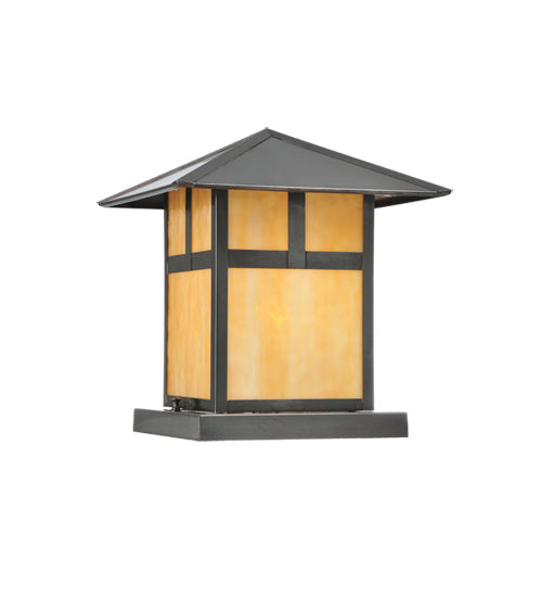 Meyda Lighting Seneca 17" Craftsman Brown T Mission Outdoor Lantern Light
