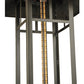 Meyda Lighting Seneca 23" LED Timeless Bronze T Mission Lantern Pendant Light With Tawnyrock Idalight Shade Glass