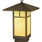 Meyda Lighting Seneca 23" LED Timeless Bronze T Mission Lantern Pendant Light With Tawnyrock Idalight Shade Glass