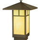 Meyda Lighting Seneca 23" LED Timeless Bronze T Mission Lantern Pendant Light With Tawnyrock Idalight Shade Glass