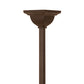 Meyda Lighting Seneca 32" 5-Light Craftsman Brown On Brass Mountain View Chandelier With Honey Art Shade Glass