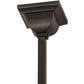 Meyda Lighting Seneca 37" 5-Light Craftsman Brown Mountain View Hanging Lantern Chandelier With Amber Mica Shade Glass
