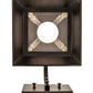 Meyda Lighting Seneca 8" Craftsman Brown Plain Curved Arm Wall Sconce With White Shade Glass