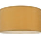 Meyda Lighting Sequoia 60" 14-Light 14-Arm Antique Copper Chandelier With Beige Textrene Shade